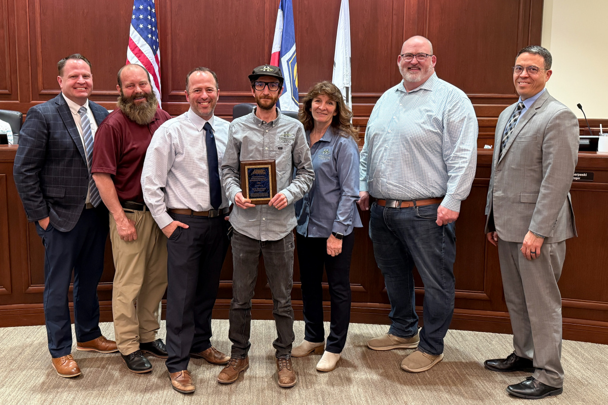 City Council and Staff with Eric Blackett