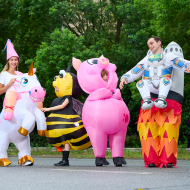 Inflatable Costume Race