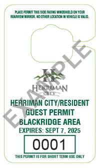 Guest permit tag