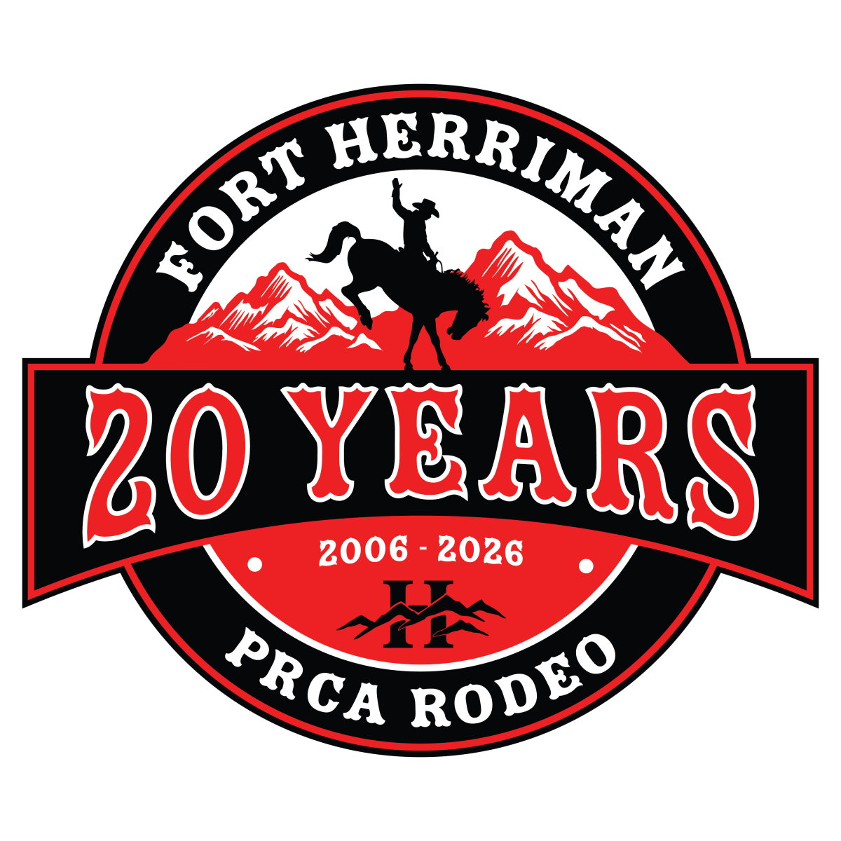 20 Years in Herriman badge