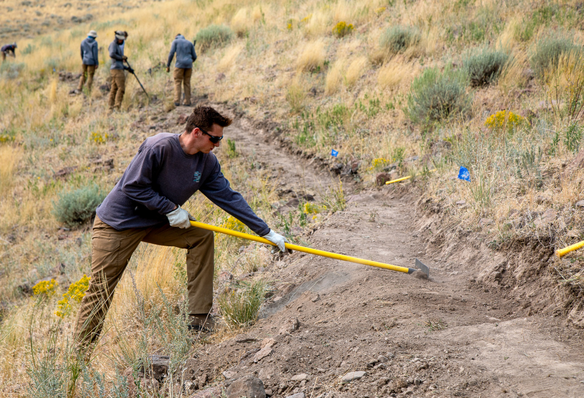 Volunteer projects along Herriman trails