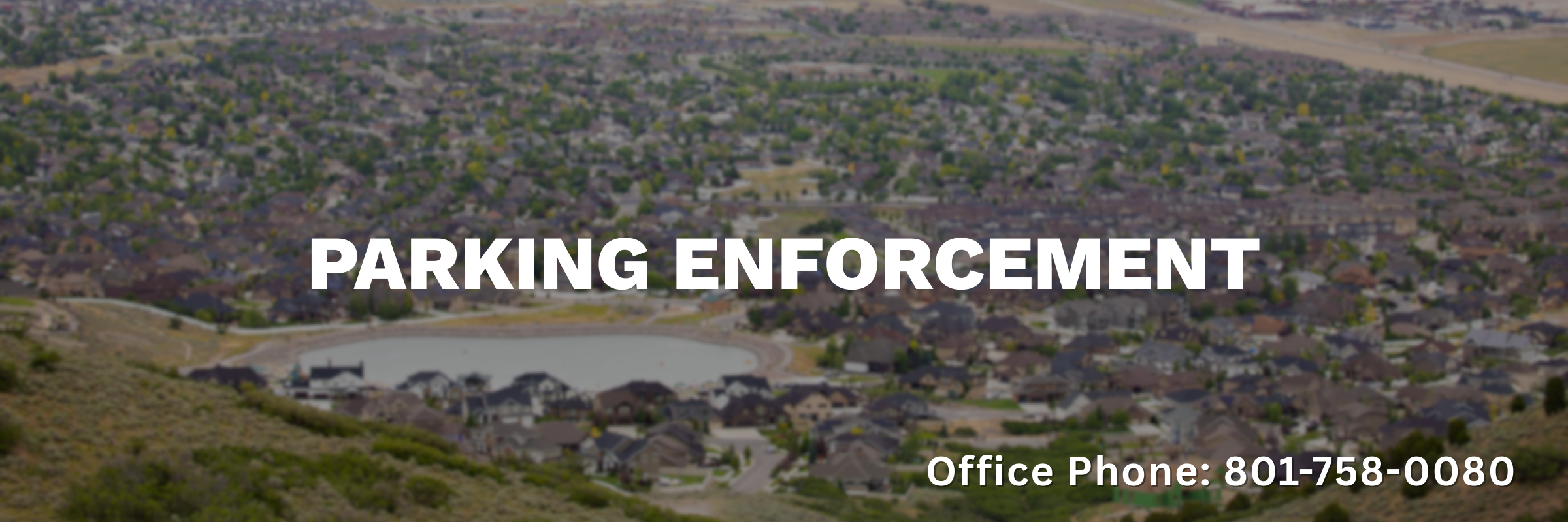 Parking Enforcement Banner