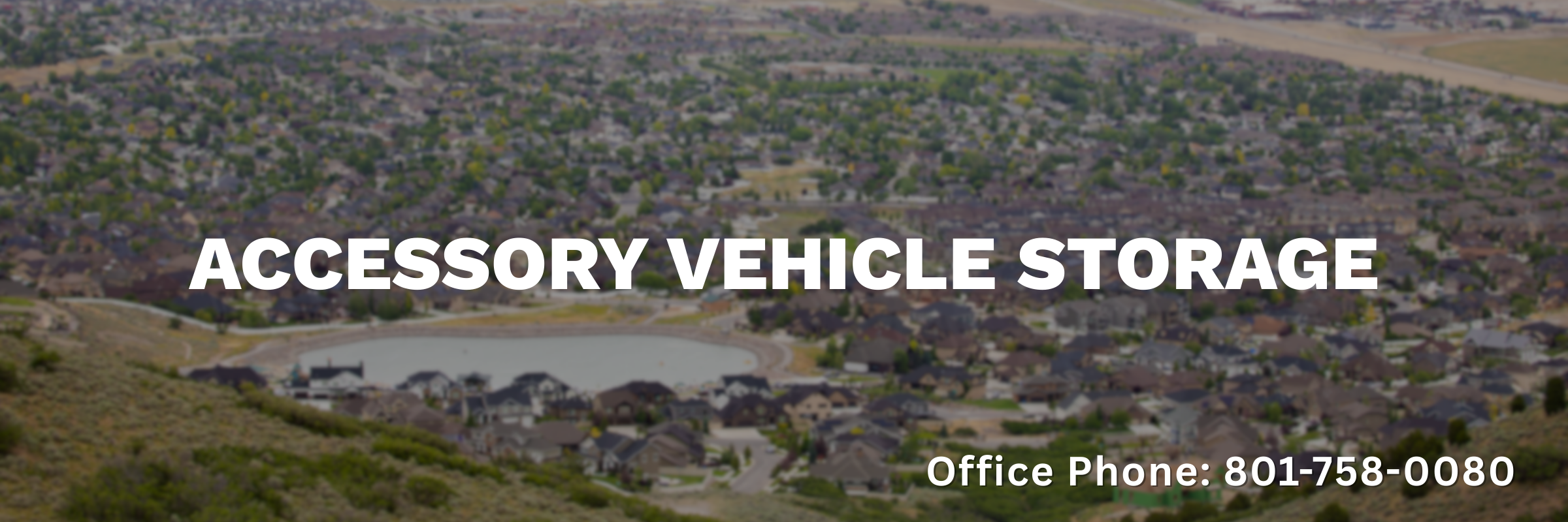 Accessory Vehicle Storage Banner