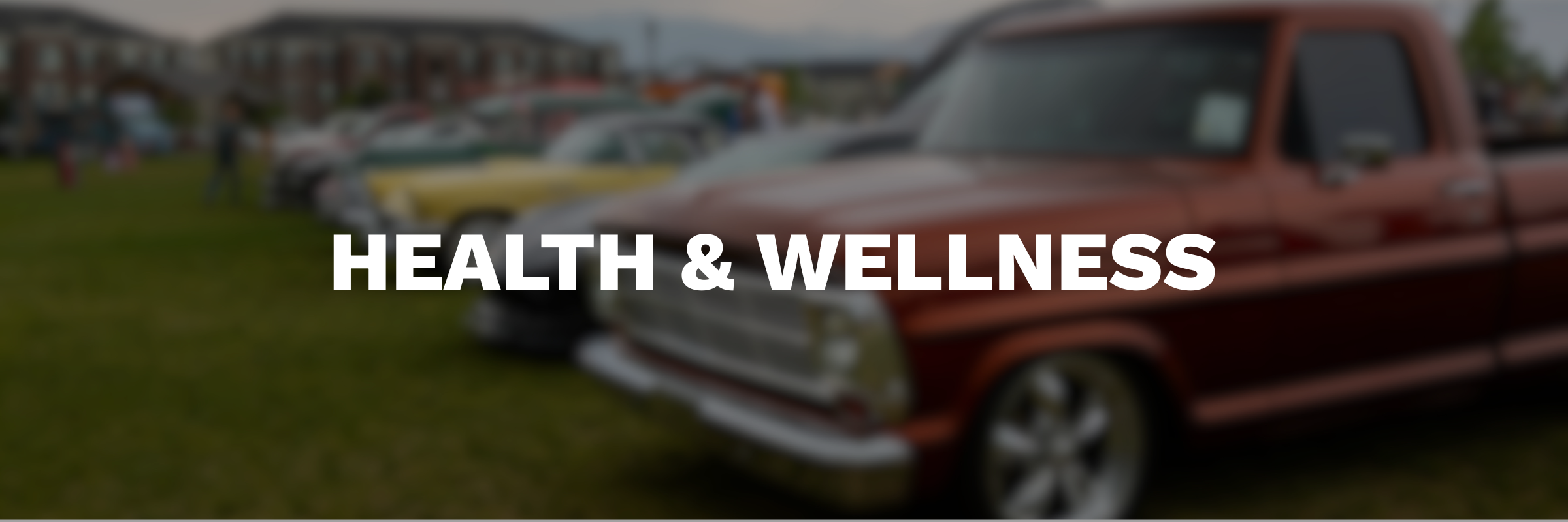 Health & Wellness banner